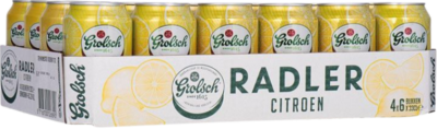 Grolsch Radler Tray met 24 blikjes van 33cl Grolsch Radler Tray met 24 blikjes van 33cl